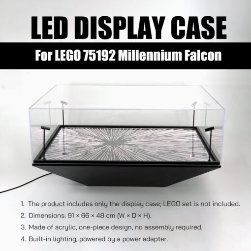 LED Display Case For LEGO 75192 Millennium Falcon - Image 11