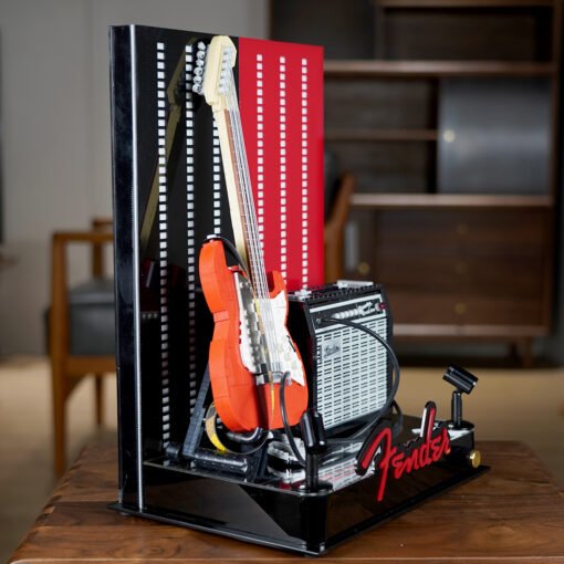 LED Display Case for LEGO 21329 Fender Stratocaster - Image 8