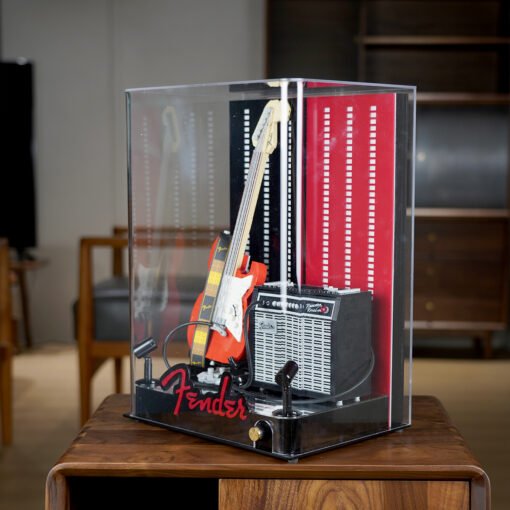 LED Display Case for LEGO 21329 Fender Stratocaster - Image 6