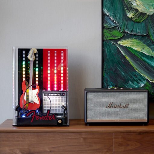 LED Display Case for LEGO 21329 Fender Stratocaster - Image 5