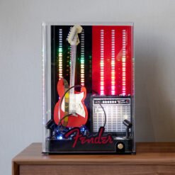 LED Display Case for LEGO 21329 Fender Stratocaster