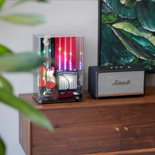 LED Display Case for LEGO 21329 Fender Stratocaster - Image 4