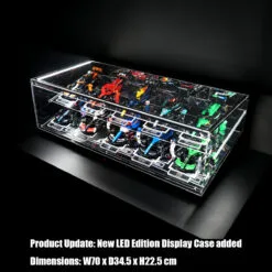 Alternative view of Display Case For LEGO Speed Champions F1 cars