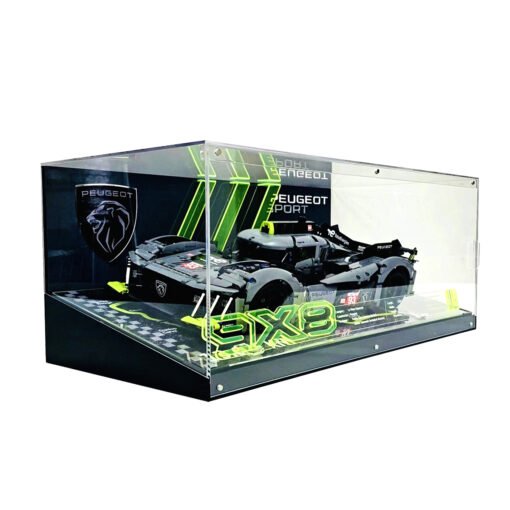 Display Case for LEGO 42156 PEUGEOT 9X8 Hypercar - Image 2