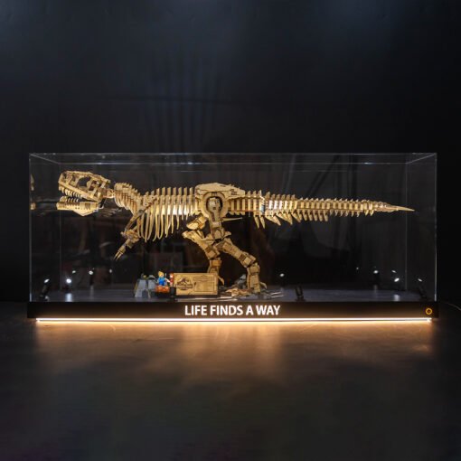 LED Display Case for LEGO 76968 Dinosaur Fossils: T. rex - Image 11