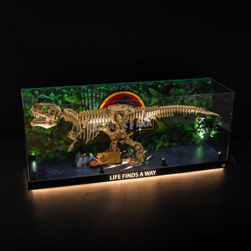 LED Display Case for LEGO 76968 Dinosaur Fossils: T. rex - Image 3