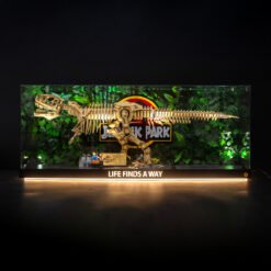 LED Display Case for LEGO 76968 Dinosaur Fossils: T. rex