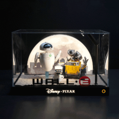 Alternative view of LED Display Case for LEGO 43279 WALL‑E & EVE