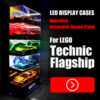 LED Display Case (Sloped Base) for LEGO Supercars