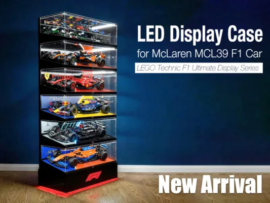 New Release: LEGO F1 LED Display Case