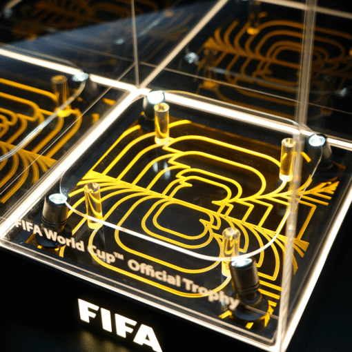 Display Case for LEGO 43020 FIFA World Cup Official Trophy | Floating Base Version